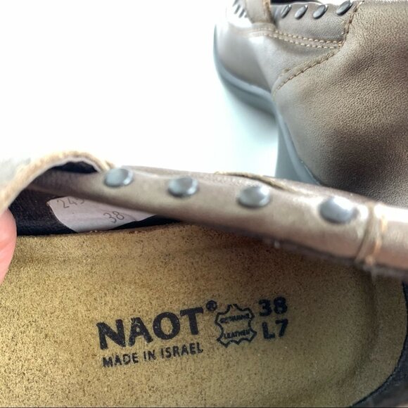 NAOT Hope Closed Toe MaryJane Wedge - Picture 6 of 7